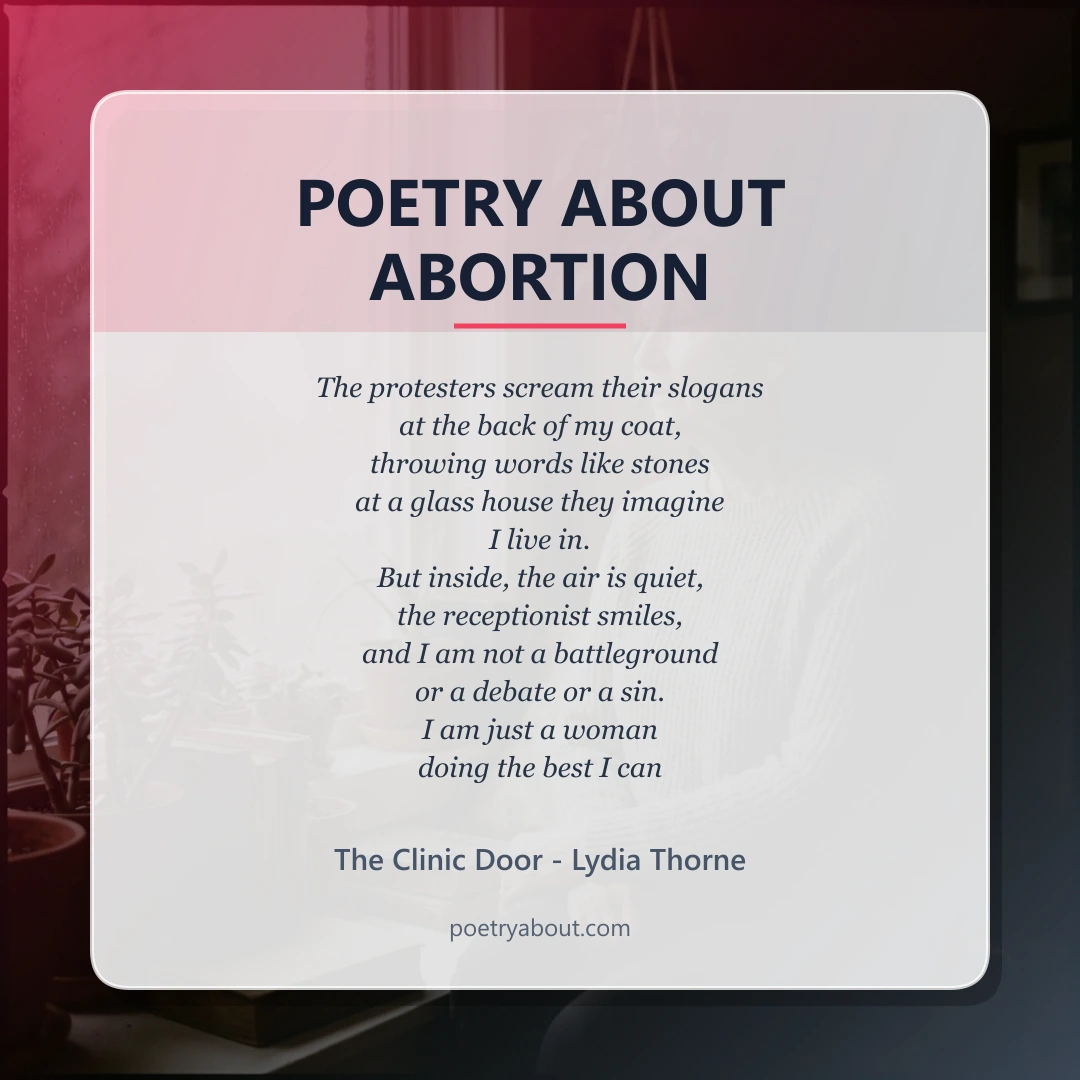 Poetry about Poetry About Abortion - Social Card