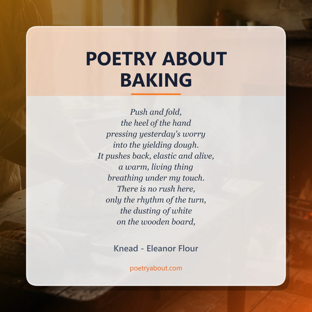 Poetry about Poetry About Baking - Social Card