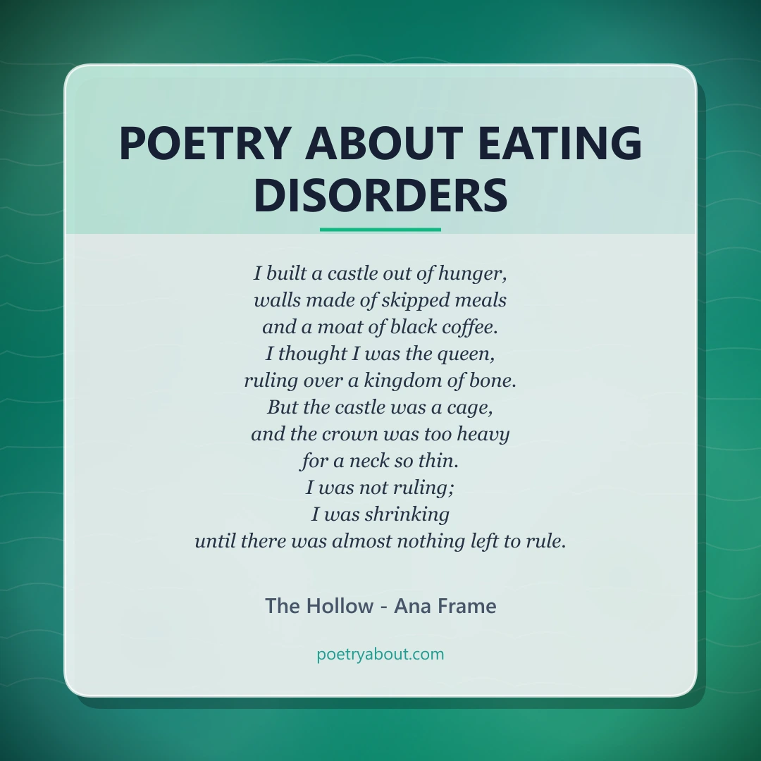 Poetry about Poetry About Eating Disorders - Social Card