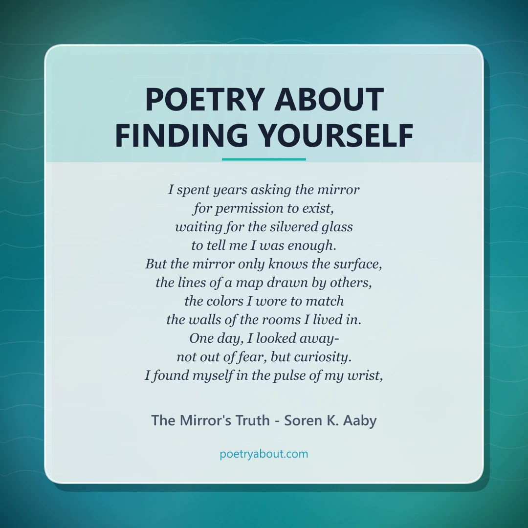 Poetry about Poetry About Finding Yourself - Social Card