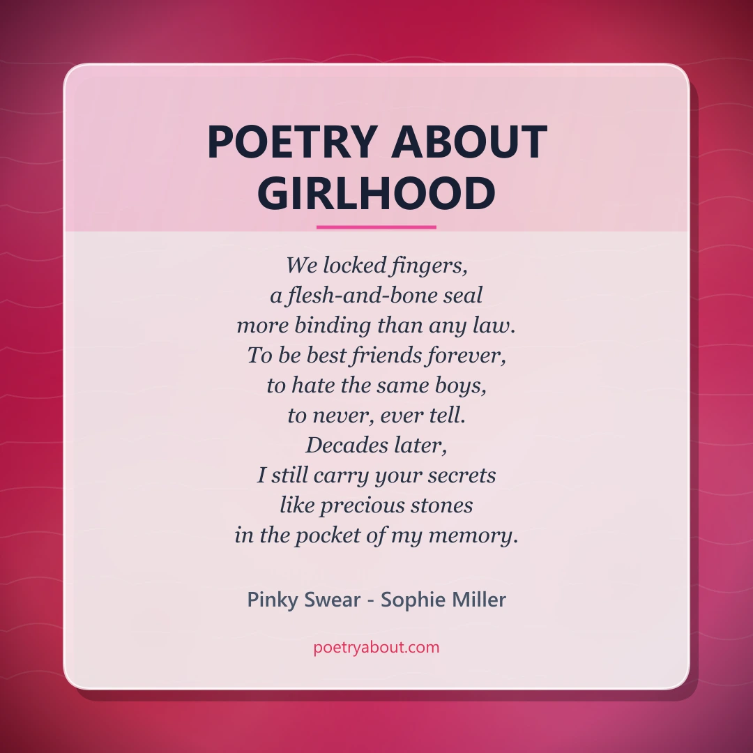 Poetry about Poetry About Girlhood - Social Card