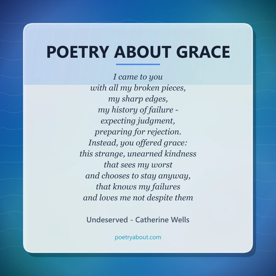 Poetry about Poetry About Grace - Social Card