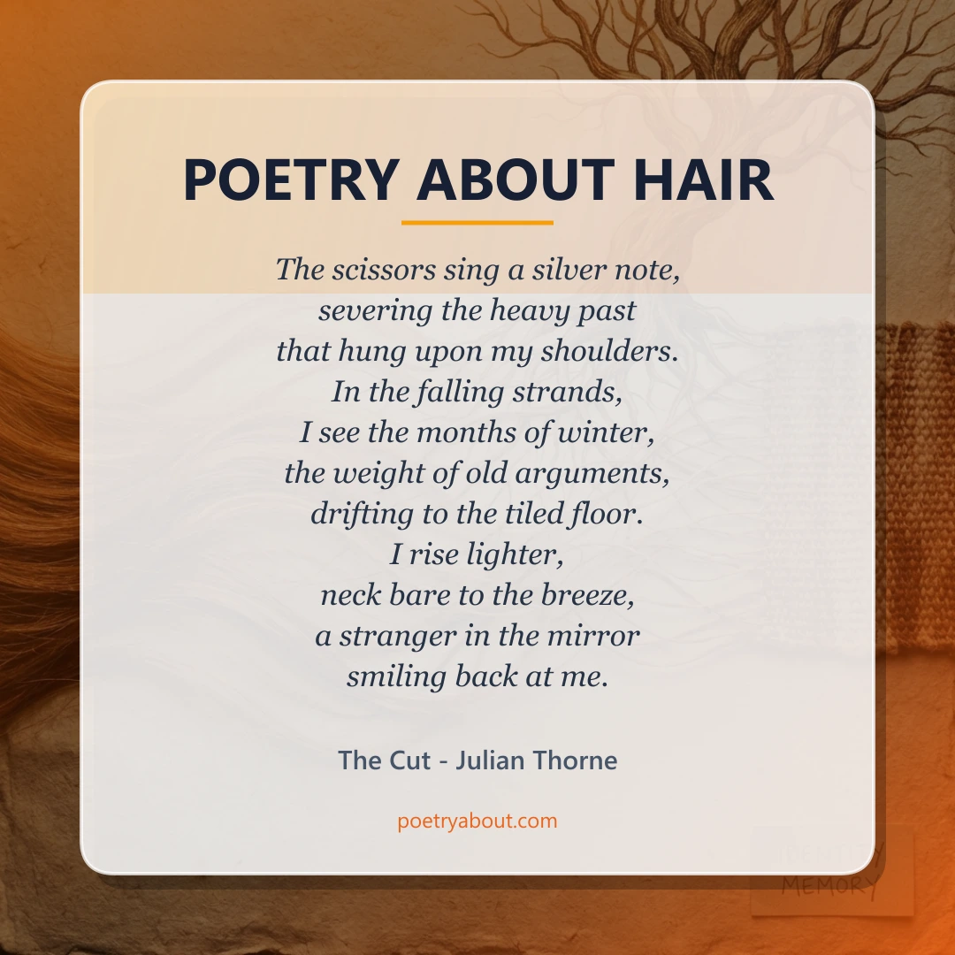 Poetry about Poetry About Hair - Social Card