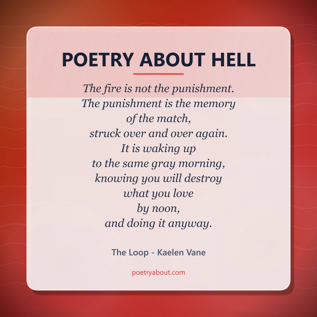 Poetry about Poetry About Hell - Social Card