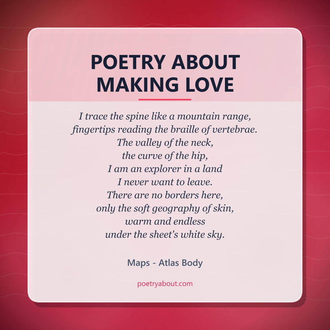 Poetry about Poetry About Making Love - Social Card
