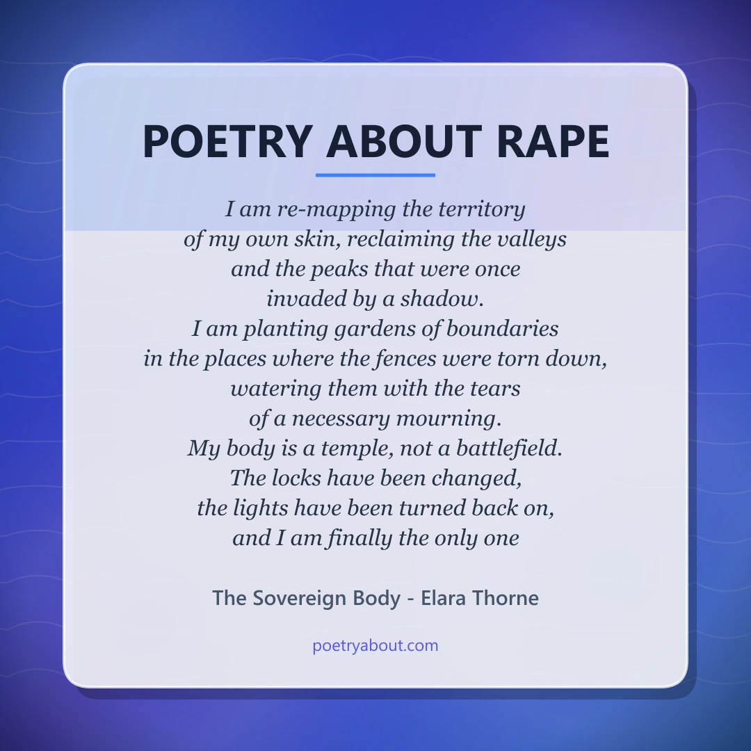 Poetry about Poetry About Rape - Social Card