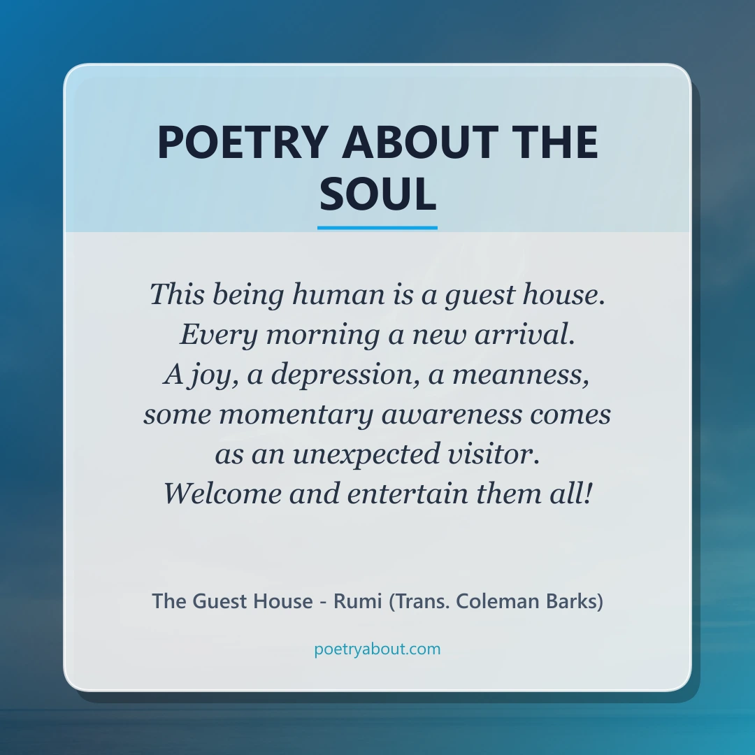 Poetry about Poetry About The Soul - Social Card