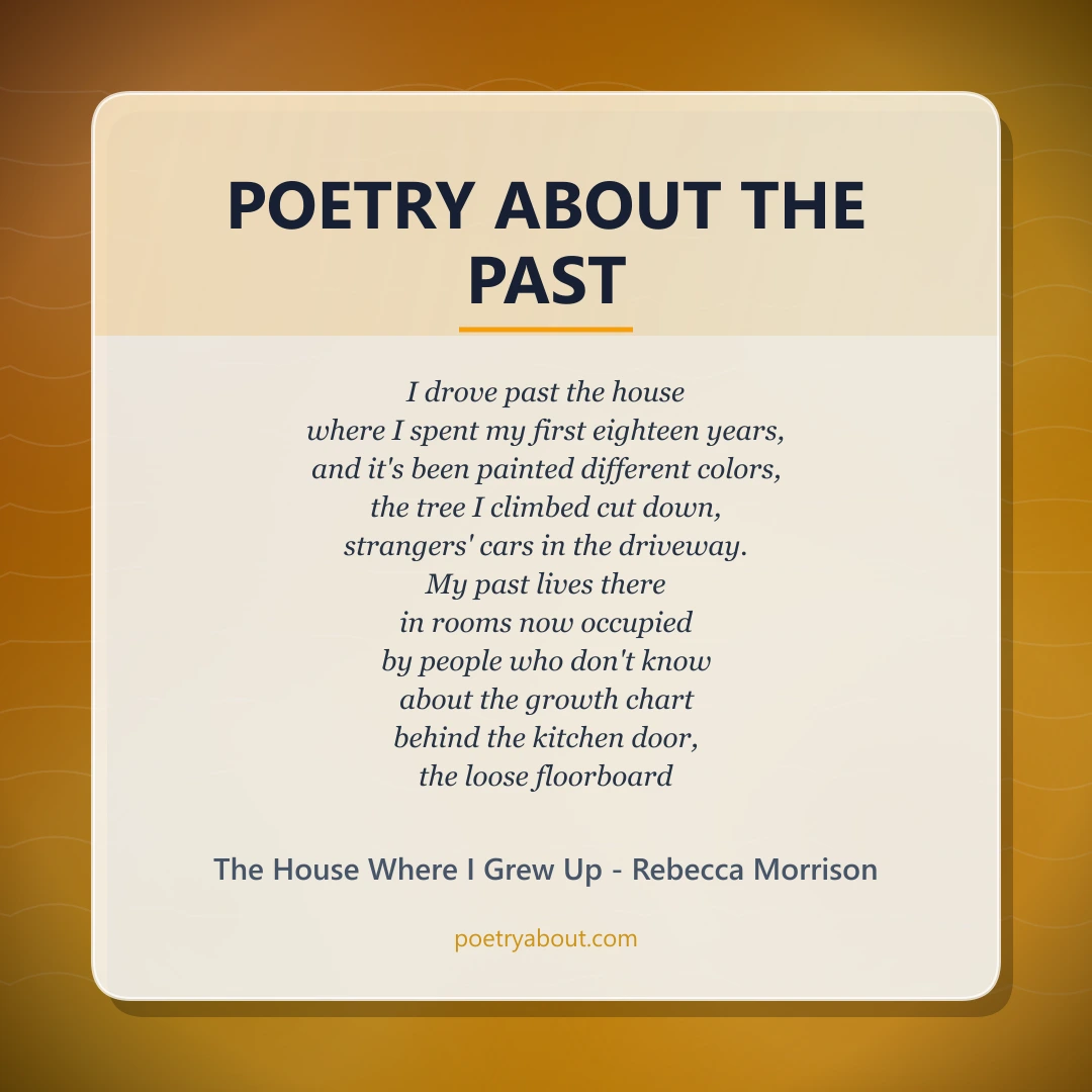 Poetry about Poetry About the Past - Social Card