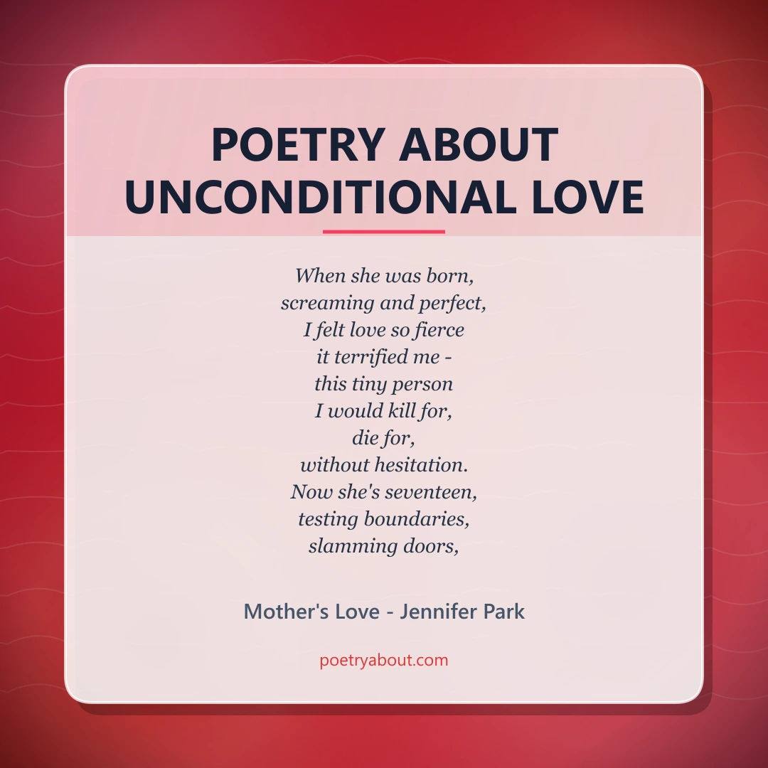 Poetry about Poetry About Unconditional Love - Social Card