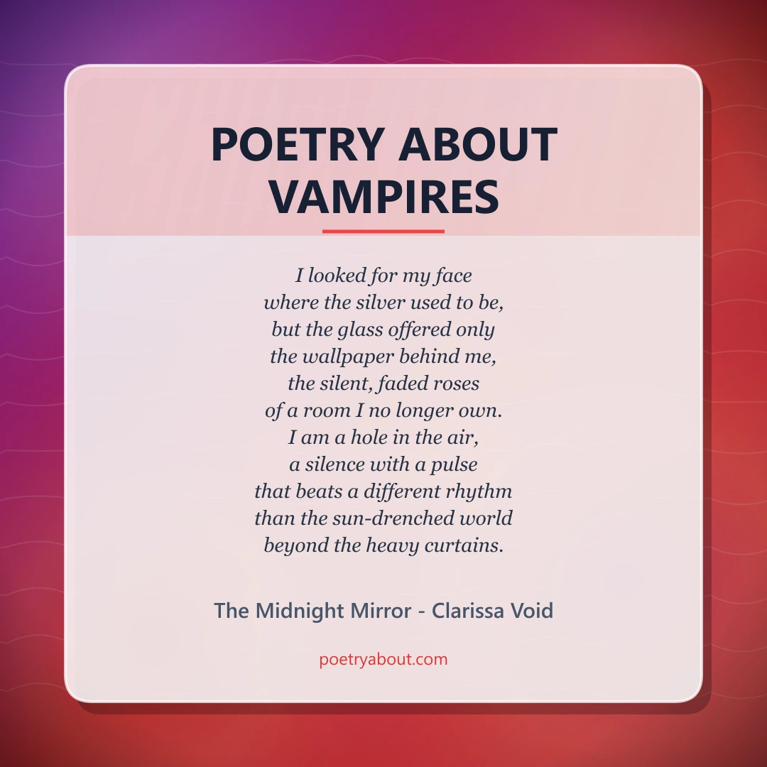 Poetry about Poetry About Vampires - Social Card